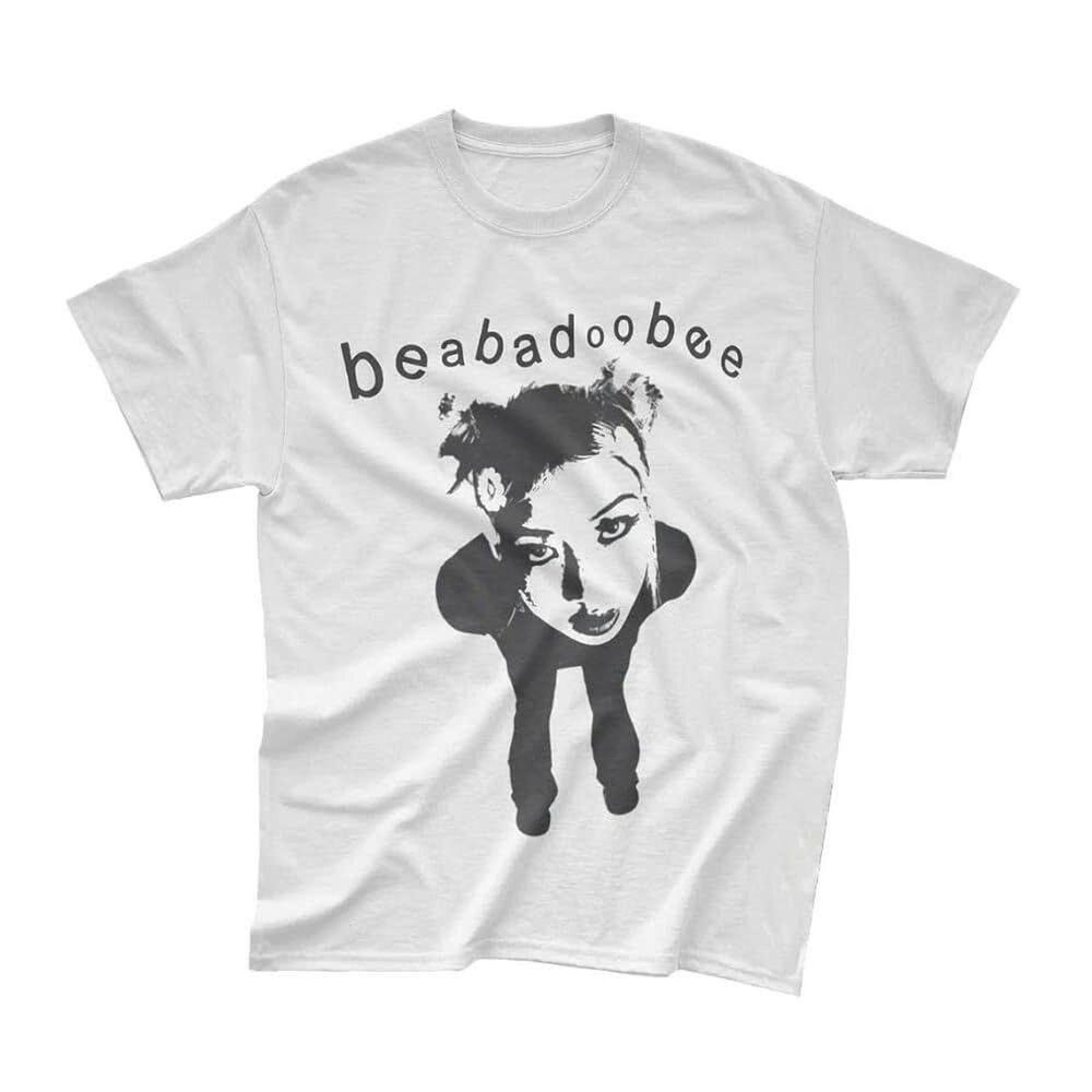 White And Black Beabadabee Cotton T-Shirt